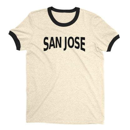 San Jose Ringer Tee — Natural