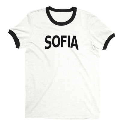 Sofia Ringer Tee — White