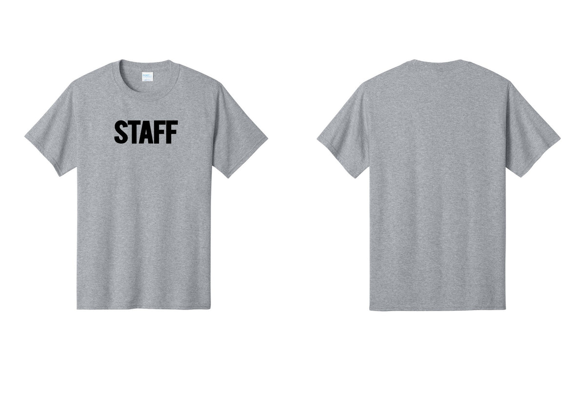 NYC Factory Staff T-Shirt, Bold Lettering - Front Only - Athletic Heather