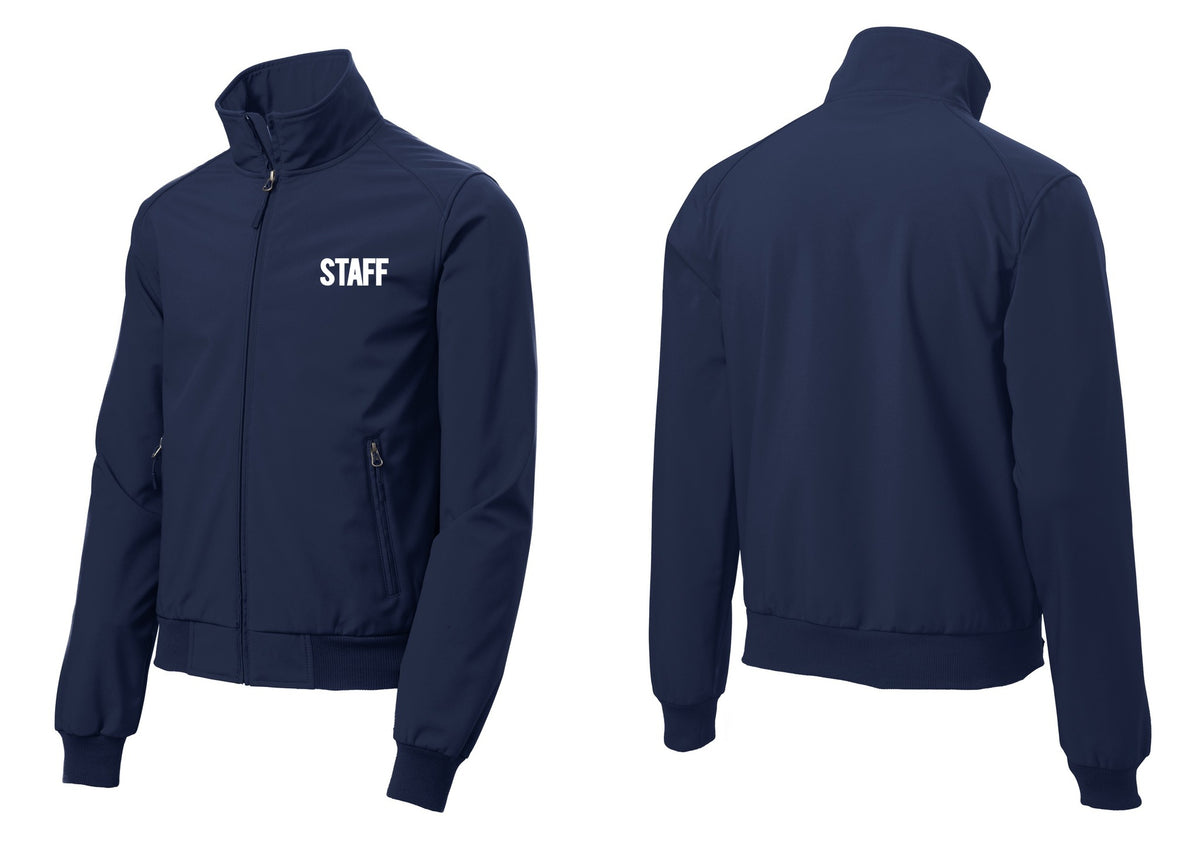 NYC Factory Staff Soft Shell Bomber Jacket (Bold) - Chest Only - Dress Blue Navy