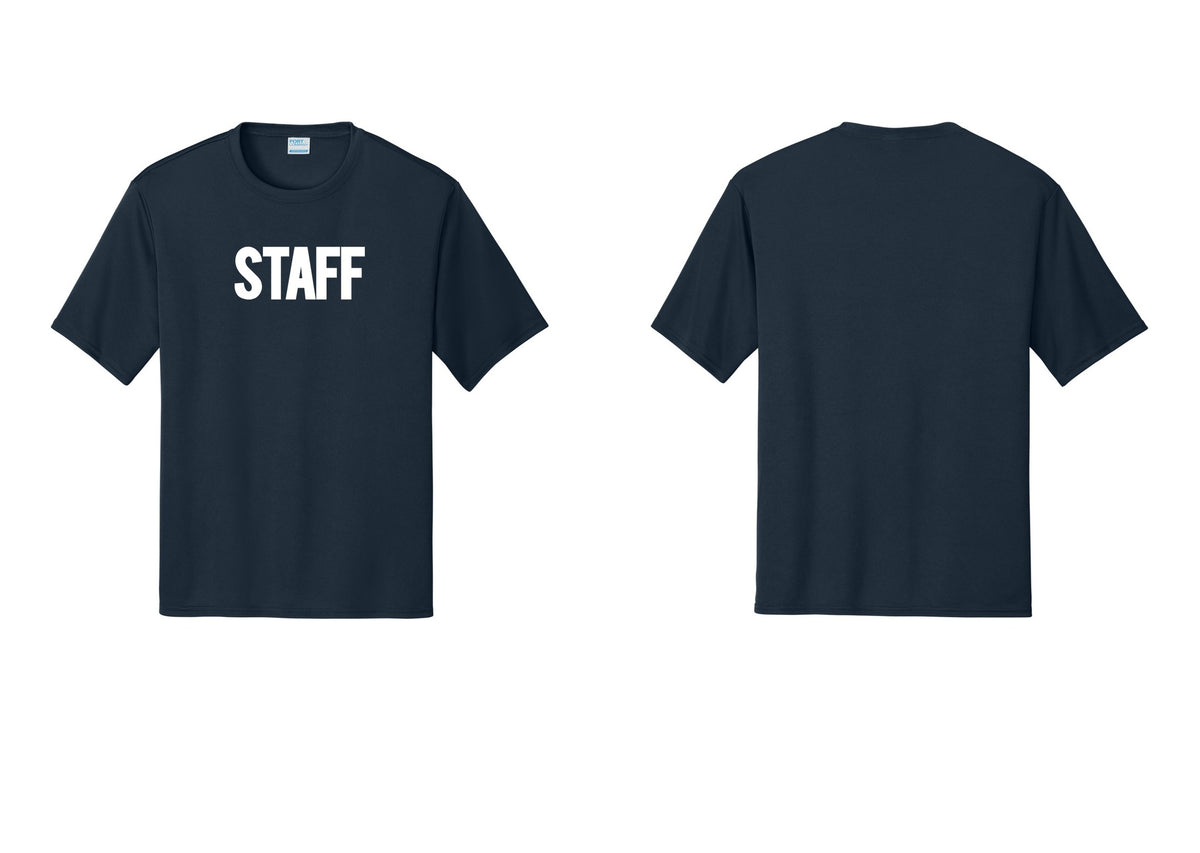 NYC Factory Staff Performance T-Shirt (Bold) - Front Only - Navy