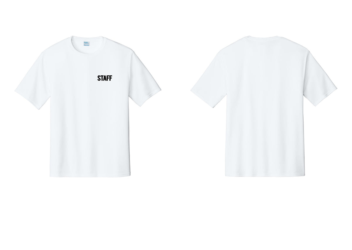 NYC Factory Staff Performance T-Shirt (Bold) - Chest Only - White