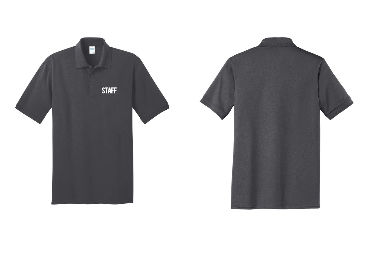 NYC Factory Staff Polo Shirt (Bold) - Chest Only - Charcoal