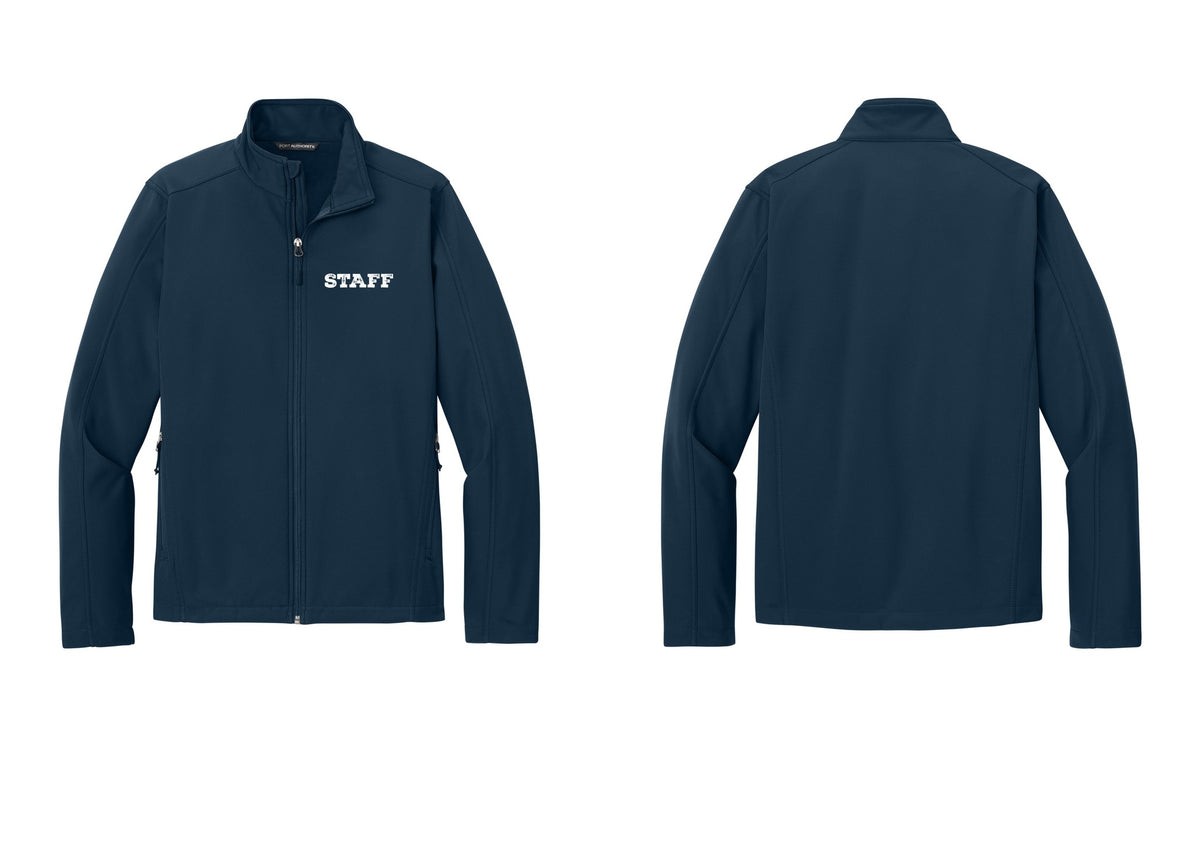 NYC Factory Staff Soft Shell Jacket (Rustic) - Chest Only - Dress Blue Navy