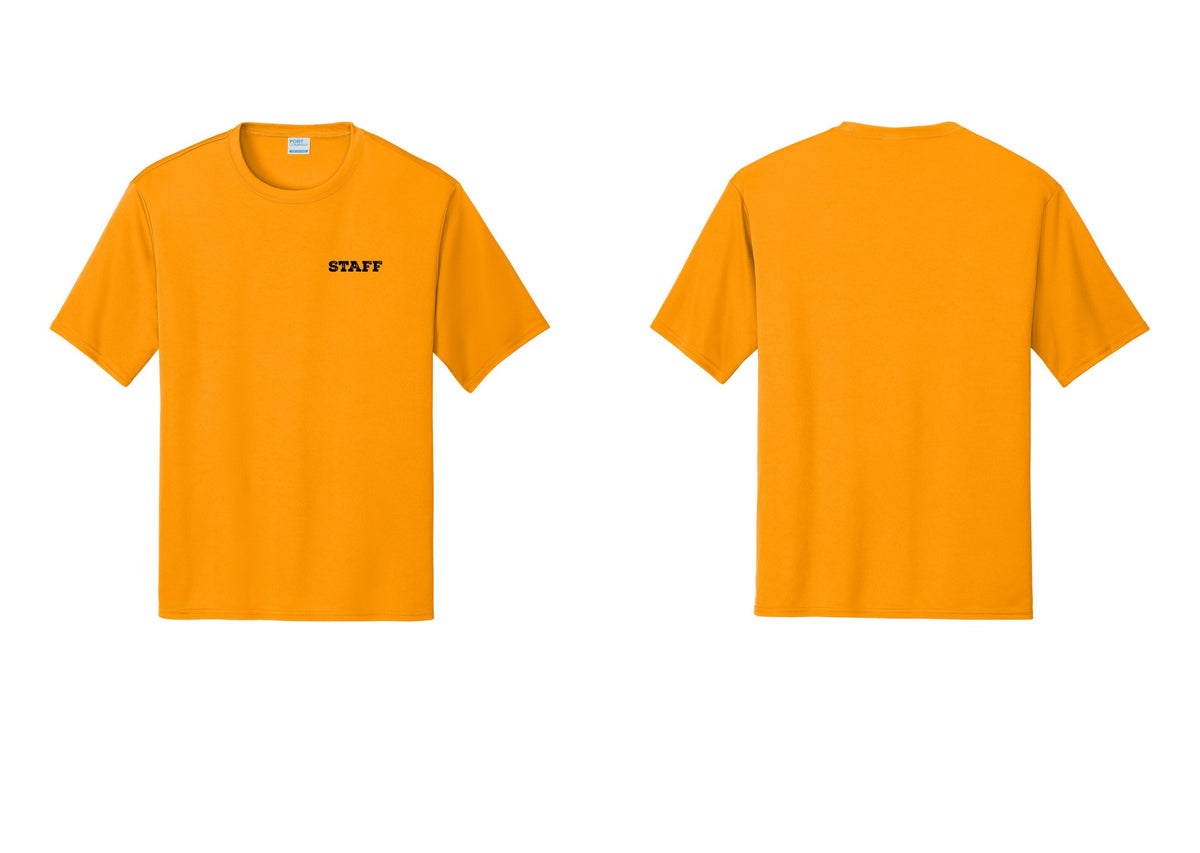 NYC Factory Staff Performance T-Shirt (Rustic) - Chest Only - Gold
