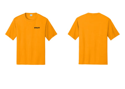 NYC Factory Staff Performance T-Shirt (Rustic) - Chest Only - Gold