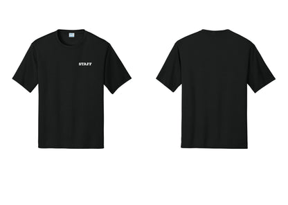 NYC Factory Staff Performance T-Shirt (Rustic) - Chest Only - Black