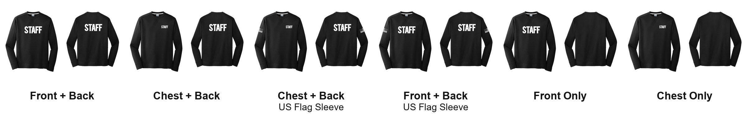 STAFF print layouts