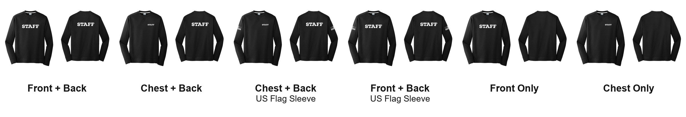 STAFF print layouts