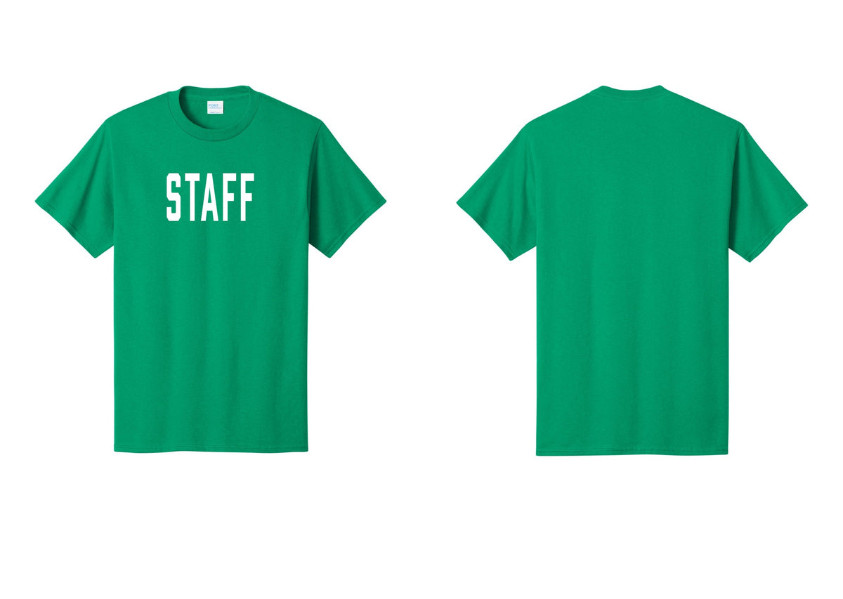 NYC Factory Staff T-Shirt, Condensed Lettering - Front Only - Kelly