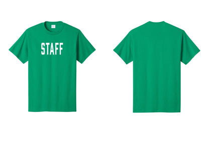 NYC Factory Staff T-Shirt, Condensed Lettering - Front Only - Kelly