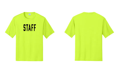 NYC Factory Staff Performance T-Shirt (Classic) - Front Only - Neon Yellow