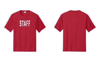 NYC Factory Staff Performance T-Shirt (Classic) - Front Only - Red