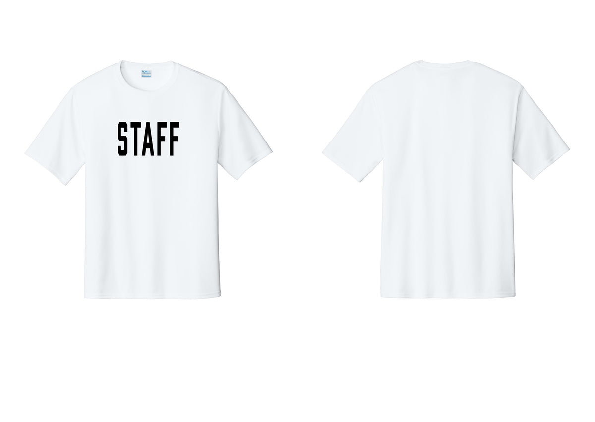 NYC Factory Staff Performance T-Shirt (Classic) - Front Only - White