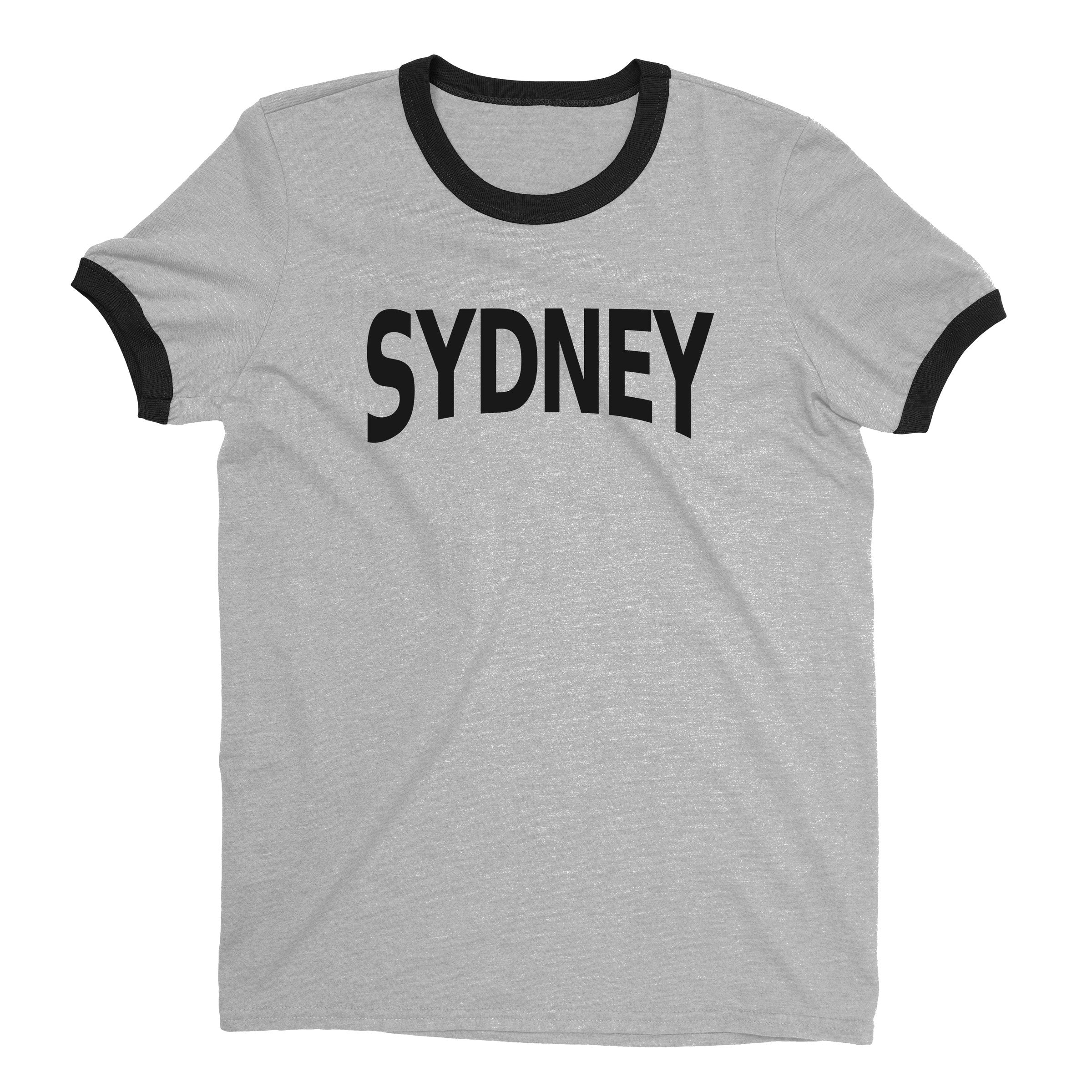Sydney Ringer Tee — Heather Gray