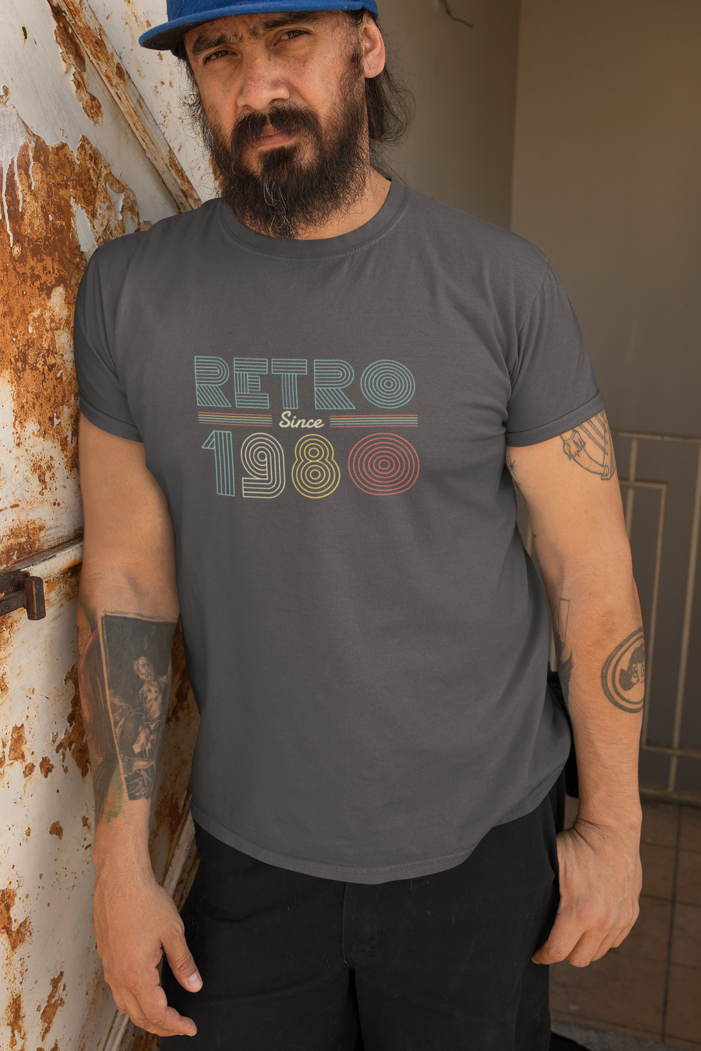 Men's Custom Birthday T-Shirt - Retro Since [YEAR] - Personalized Tee