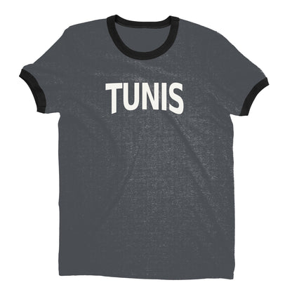 Tunis Ringer Tee — Dark Heather