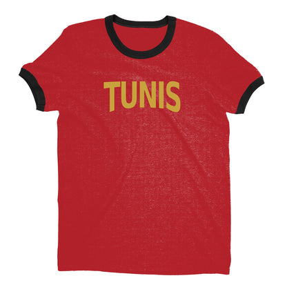 Tunis Ringer Tee — Red