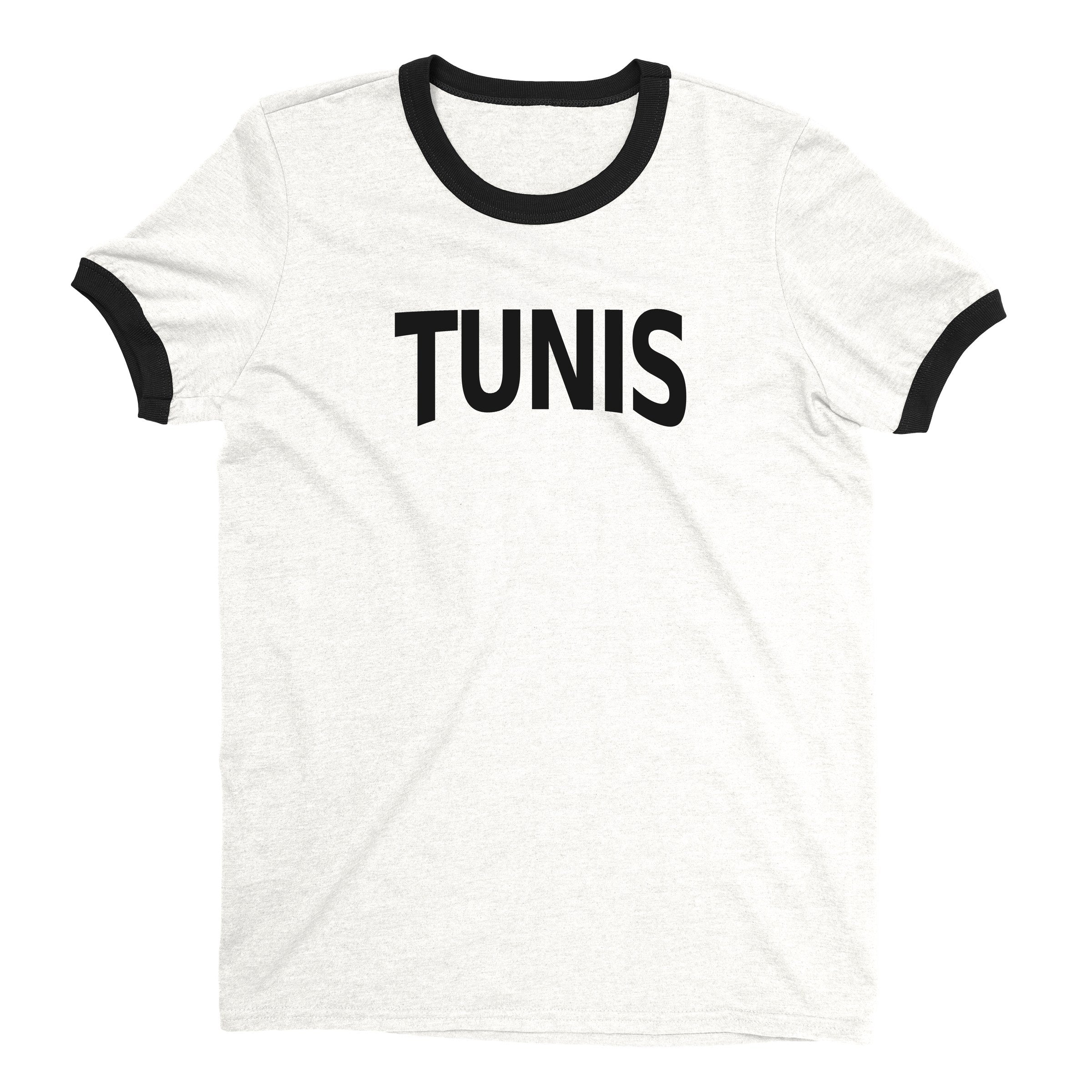 Tunis Ringer Tee — White