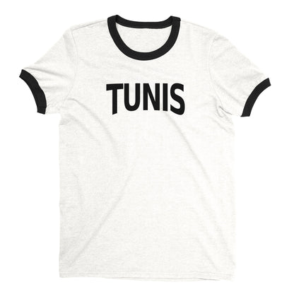 Tunis Ringer Tee — White