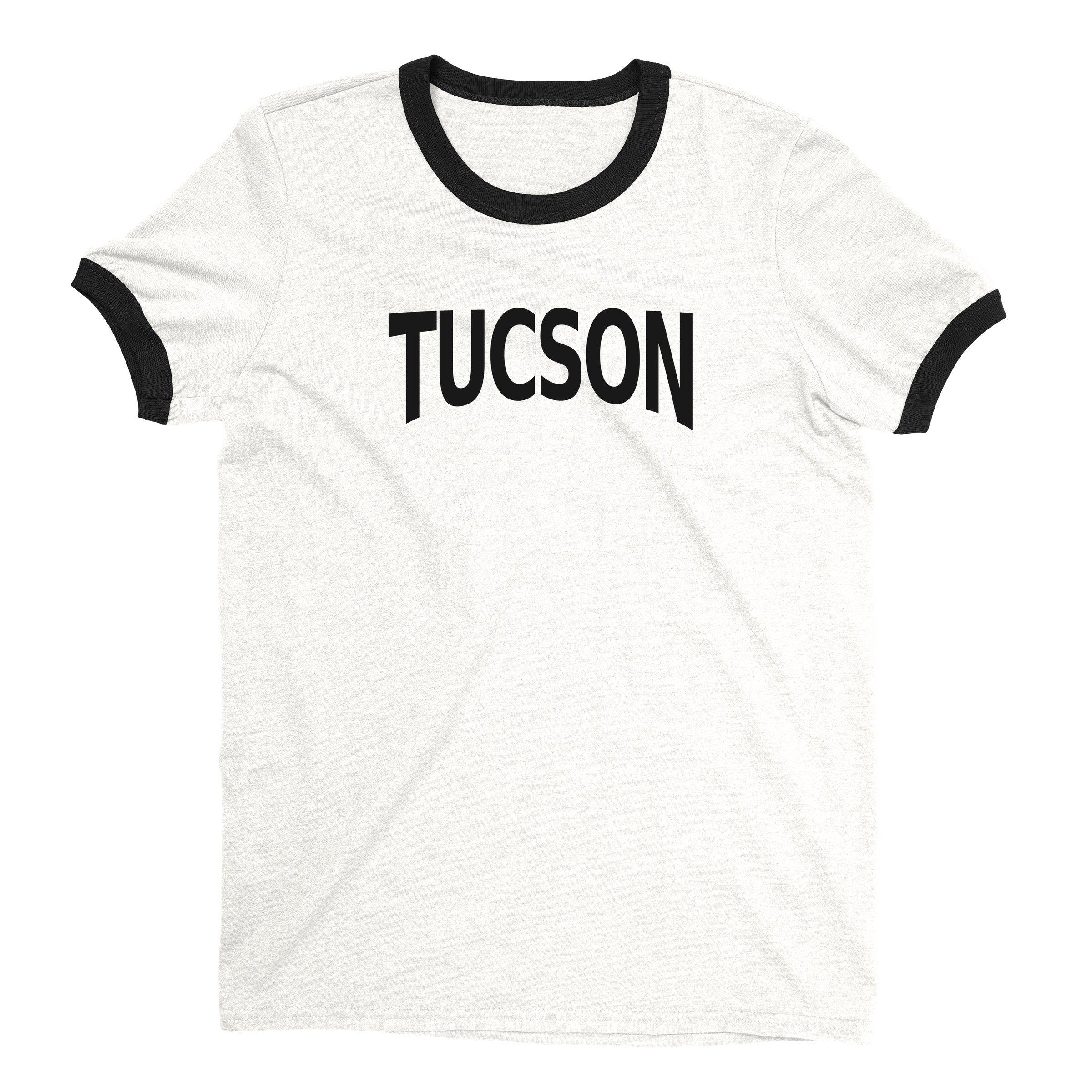 Tucson Ringer Tee — White