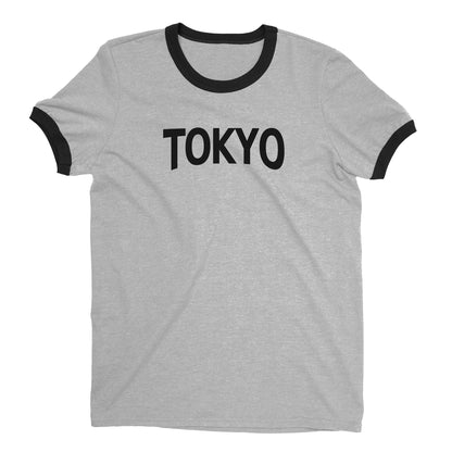 Tokyo Ringer Tee — Heather Gray