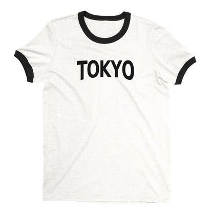 Tokyo Ringer Tee — White