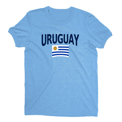 Uruguay World Cup Plain Tee Unisex T-Shirt -- NYC Factory - Sky Blue