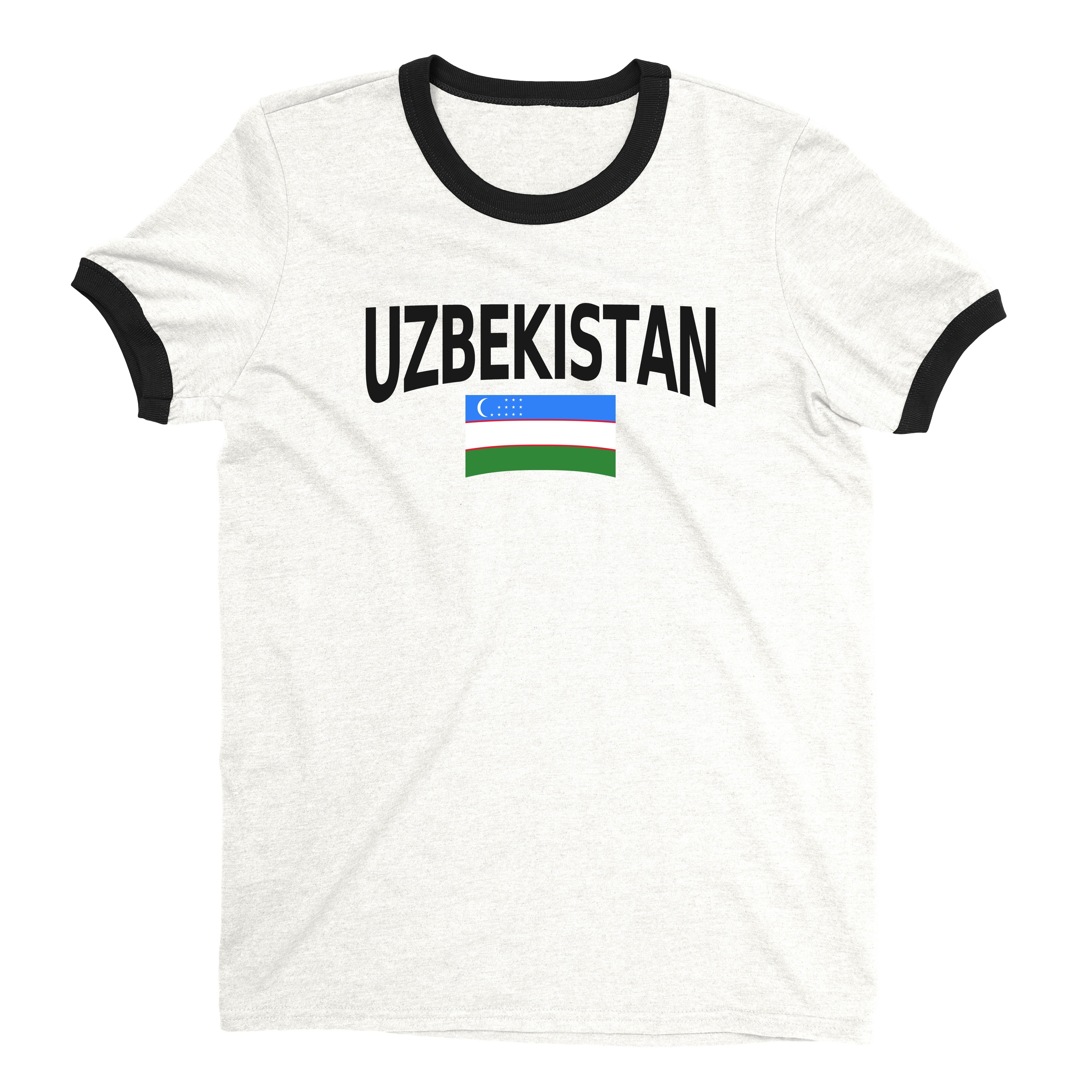 Uzbekistan World Cup Ringer Tee Unisex T-Shirt -- NYC Factory