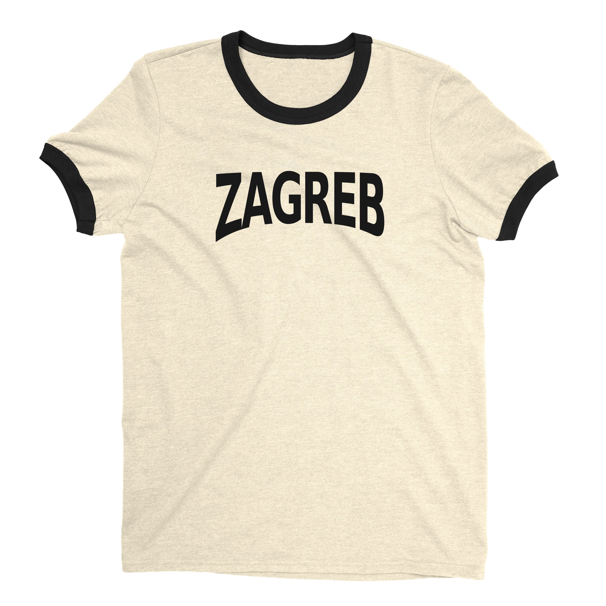 Zagreb Ringer Tee — Natural