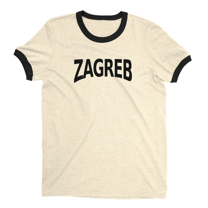 Zagreb Ringer Tee — Natural