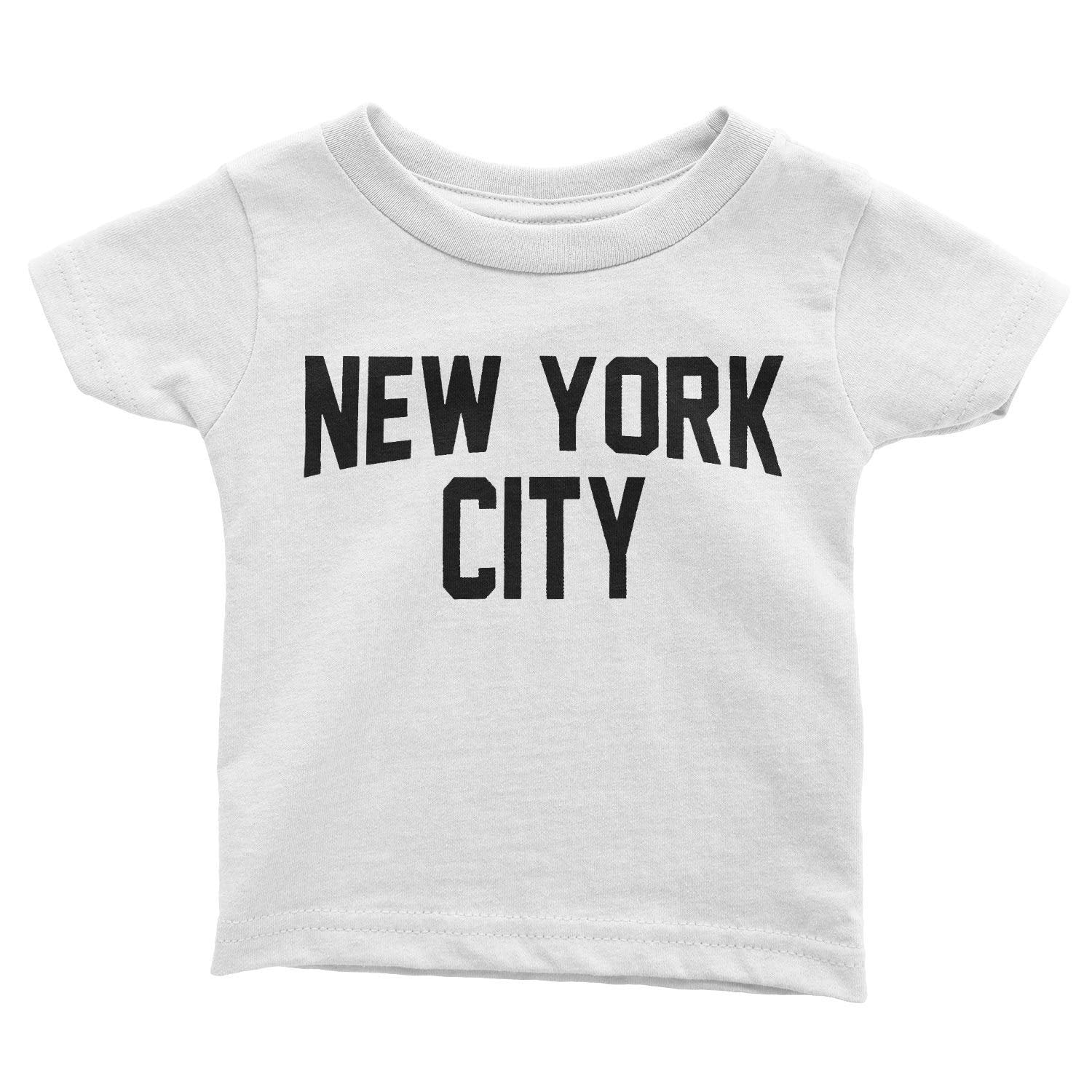 New York City Infant Tee Screen Printed Soft Cotton Baby T-Shirt