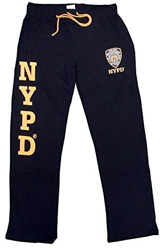 NYPD Mens Sweatpants (Navy & Gold)