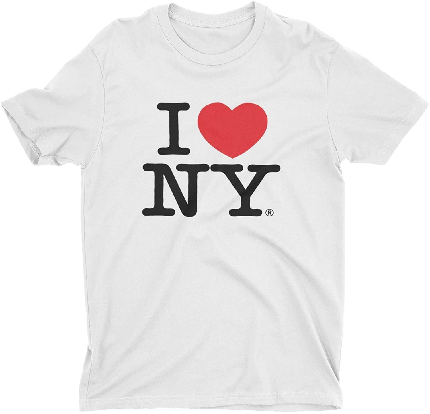 I Love NY Kids T-Shirt Officially Licensed Unisex Tees (Youth, White)