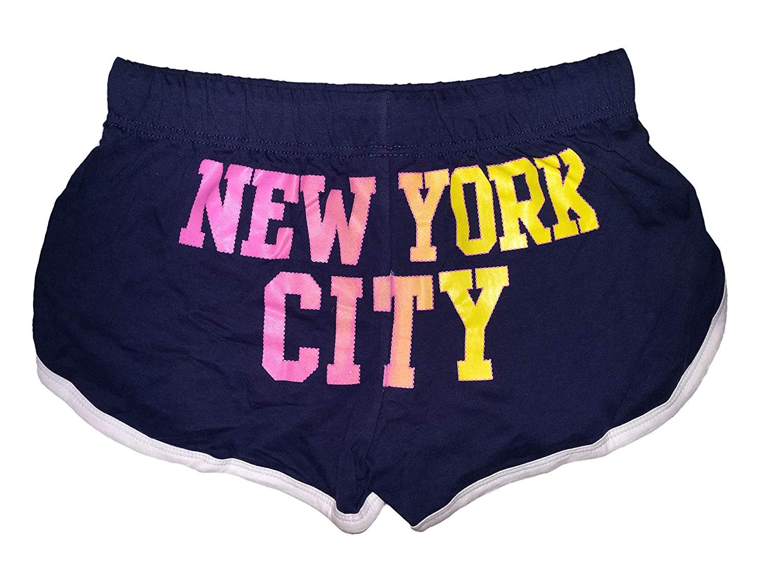 New York Summer Shorts Official Product Ladies Workout Yoga NYC Womens