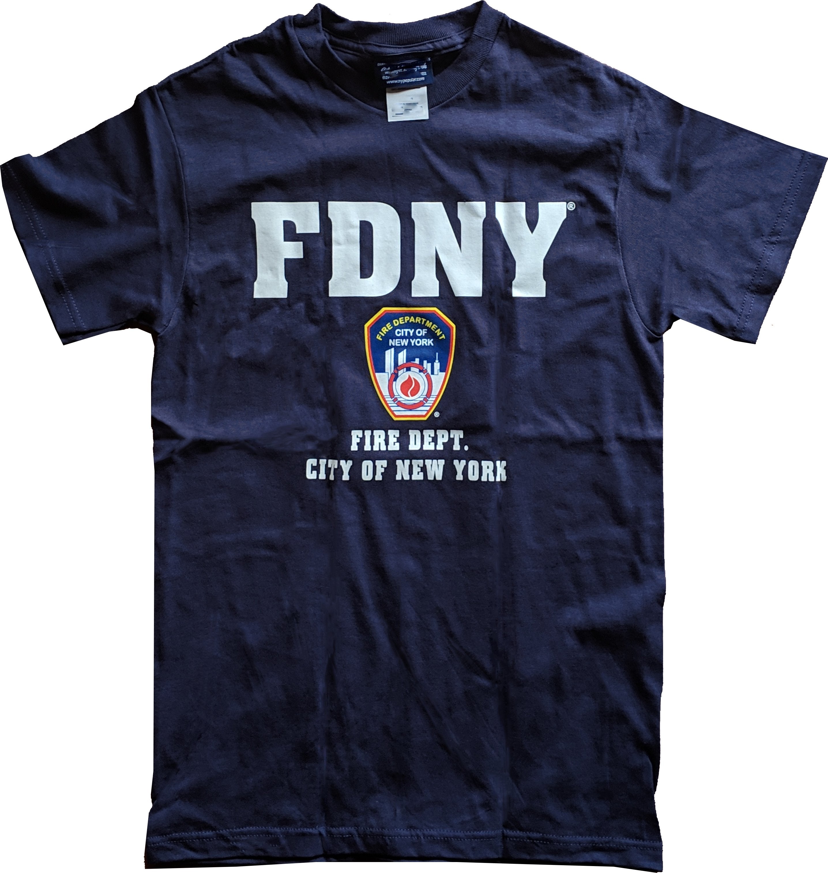 Support the Bravest: Men's FDNY Tee for Fire Department Fans