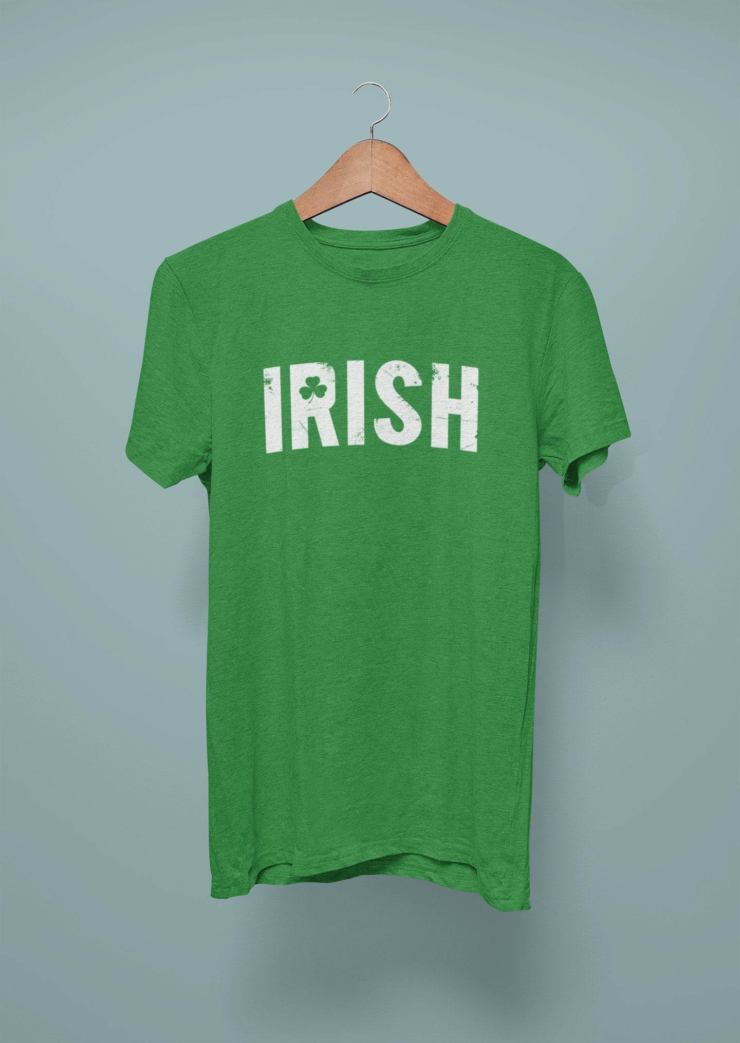 Men's Irish Letters Tee Soft Ring-Spun Screen-Printed Shirt