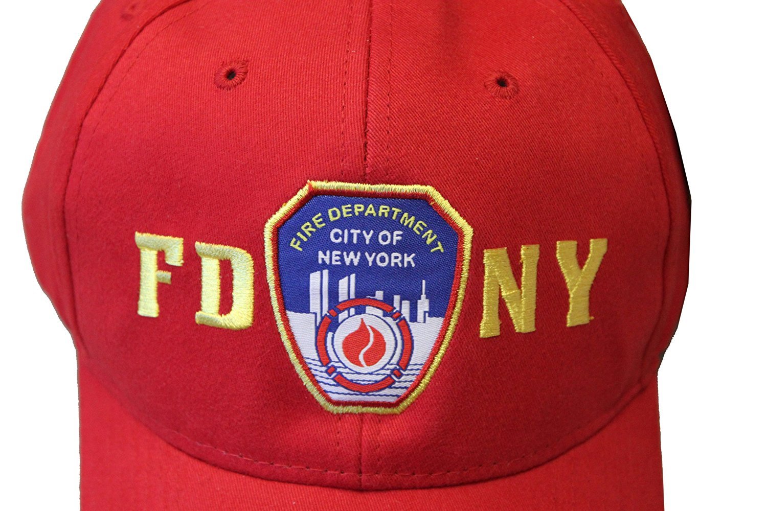 FDNY Baby Infant Baseball Hat Fire Department of New York Red One Size